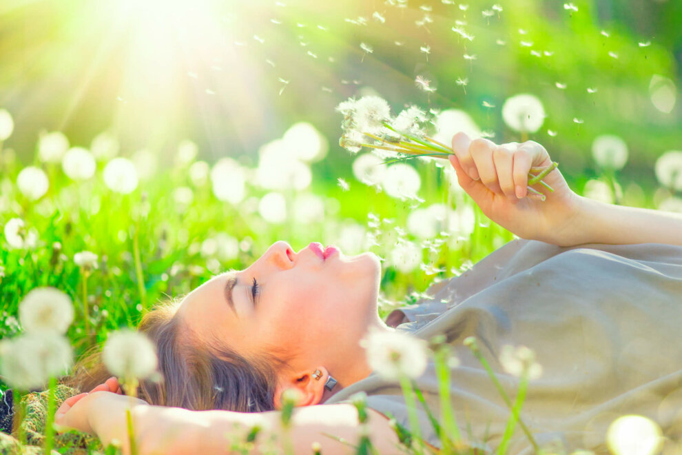 Pollenflug ohne jegliche Allergie