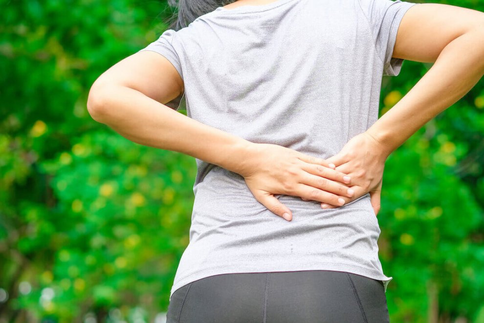 Schmerzen bei einem Bandscheibenvorfall in der Lendenwirbelsäule