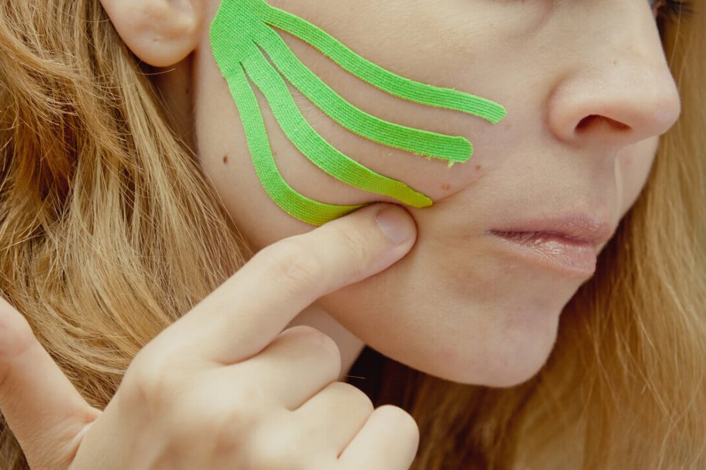 KEAH Tape zur Verbesserung von Muskelaktivität und Lymphdrainage